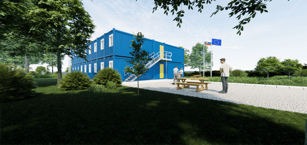 modulové kontajnery ubytovanie
